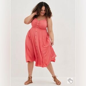 Torrid Midi Dress Size 2